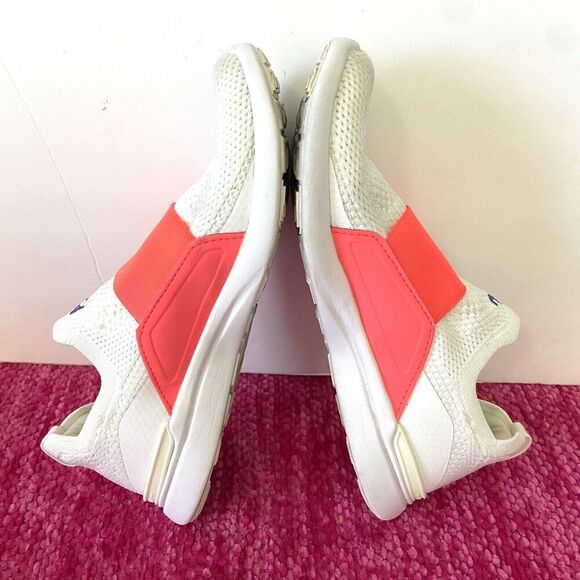 APL Techloom Bliss Running Athletic Shoes White/Cream/Neon Coral Orange 6.5 - Picture 7 of 11
